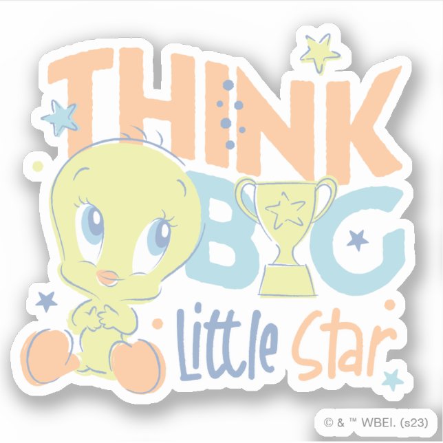 Baby TWEETY™ - Think Big Little Star Sticker (Front)