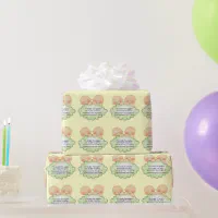 It's A Boy Girl Twin Baby Shower Wrapping Paper