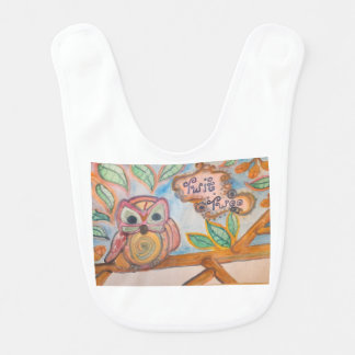 Baby Twit Twoo Owl Bib