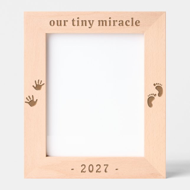 Baby Ultrasound New Parents Gift Engraved Frames (Front)
