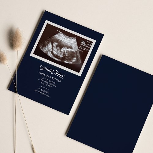 Baby Ultrasound Photo Pregnancy Announcement