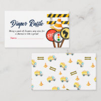 'Baby Under Construction' Diaper Raffle