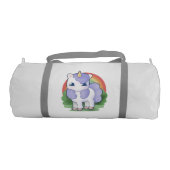 Baby Unicorn and Rainbow Gym Bag (Front)