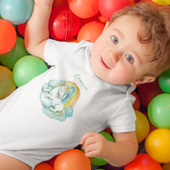 Baby Unicorn  Baby Bodysuit (Creator Uploaded)