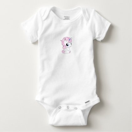 Baby unicorn baby onesie