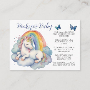 Baby Unicorn Boy Books for Baby Enclosure Card