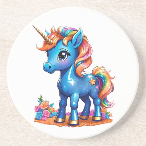 Baby unicorn coaster