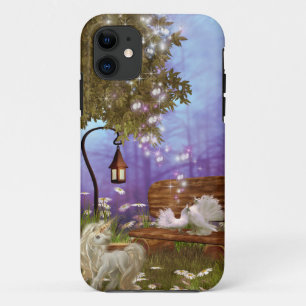 Baby Unicorn Fantasy Garden.png iPhone 11 Case