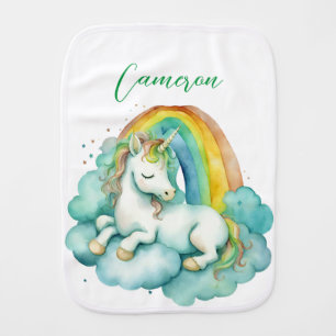 Baby Unicorn Gender Neutral Baby Burp Cloth