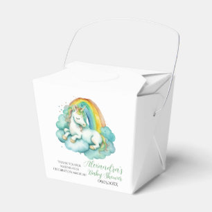 Baby Unicorn Gender Neutral Baby Shower Favor Boxes