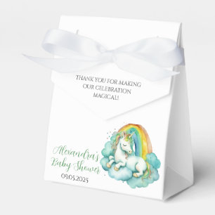Baby Unicorn Gender Neutral Baby Shower Favor Boxes