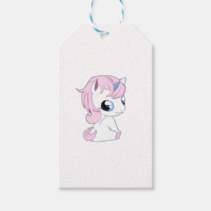 Baby unicorn gift tags