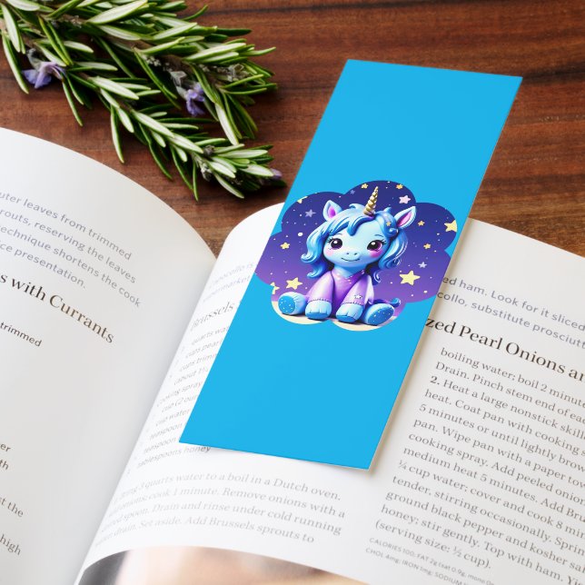 Baby Unicorn In PJ's Bookmark (Book)