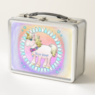 Baby Unicorn Metal Lunch Box
