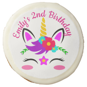 Baby Unicorn Sugar Cookie - One Dozen