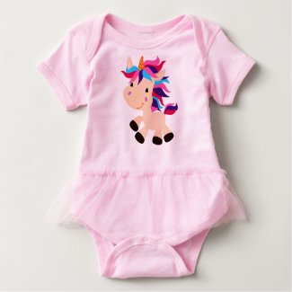 Baby Unicorn Tutu Bodysuit