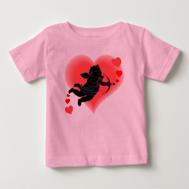 Baby Valentine's T-Shirt Cupid Shirt Custom (Front)