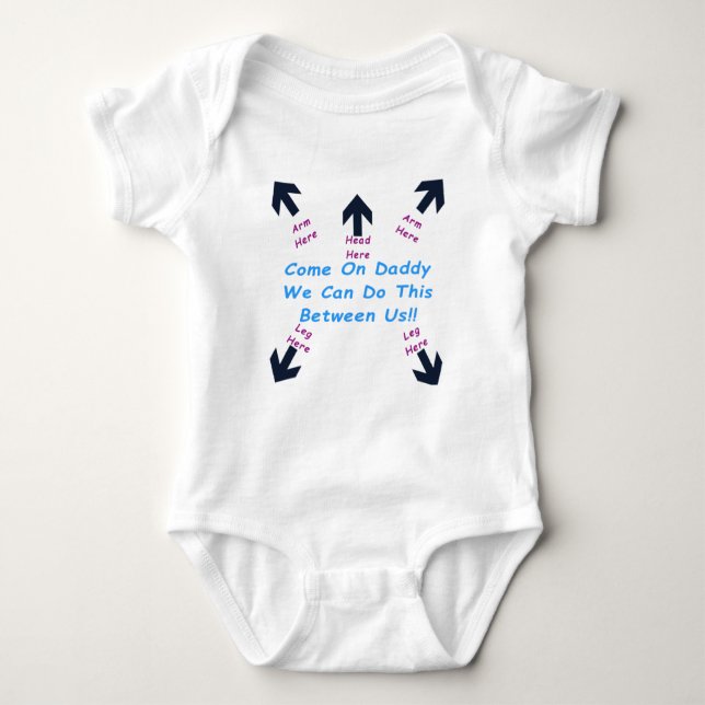 Baby Vest Baby Bodysuit (Front)