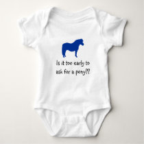 Baby Wants Pony Baby Bodysuit