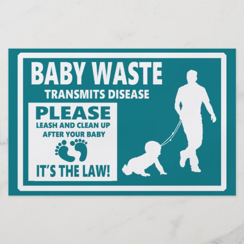 BABY WASTE _ Courtesy Notice Flyer