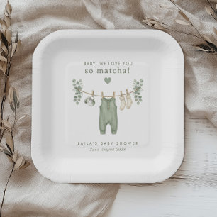 Baby, we love you so Matcha! Paper Plates