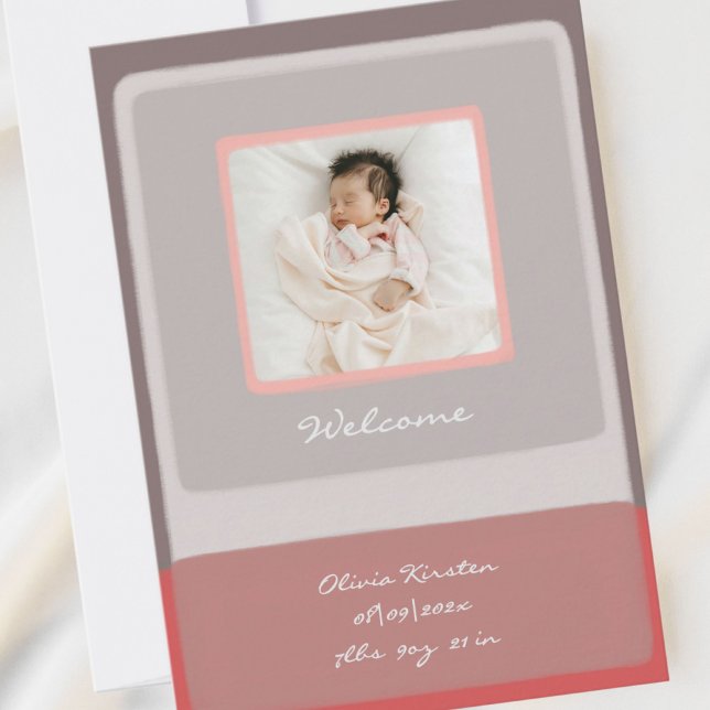 Baby welcome thank you newborn Card (Creator Uploaded)