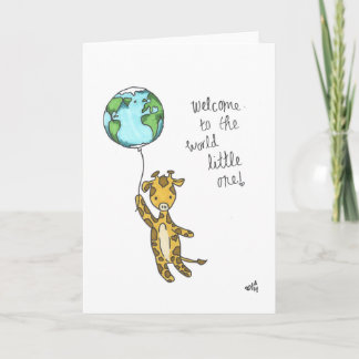 Baby Welcome to the World Card