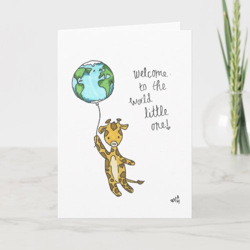 Baby Welcome to the World Card