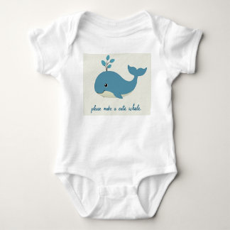 baby whale clothes bodysuit