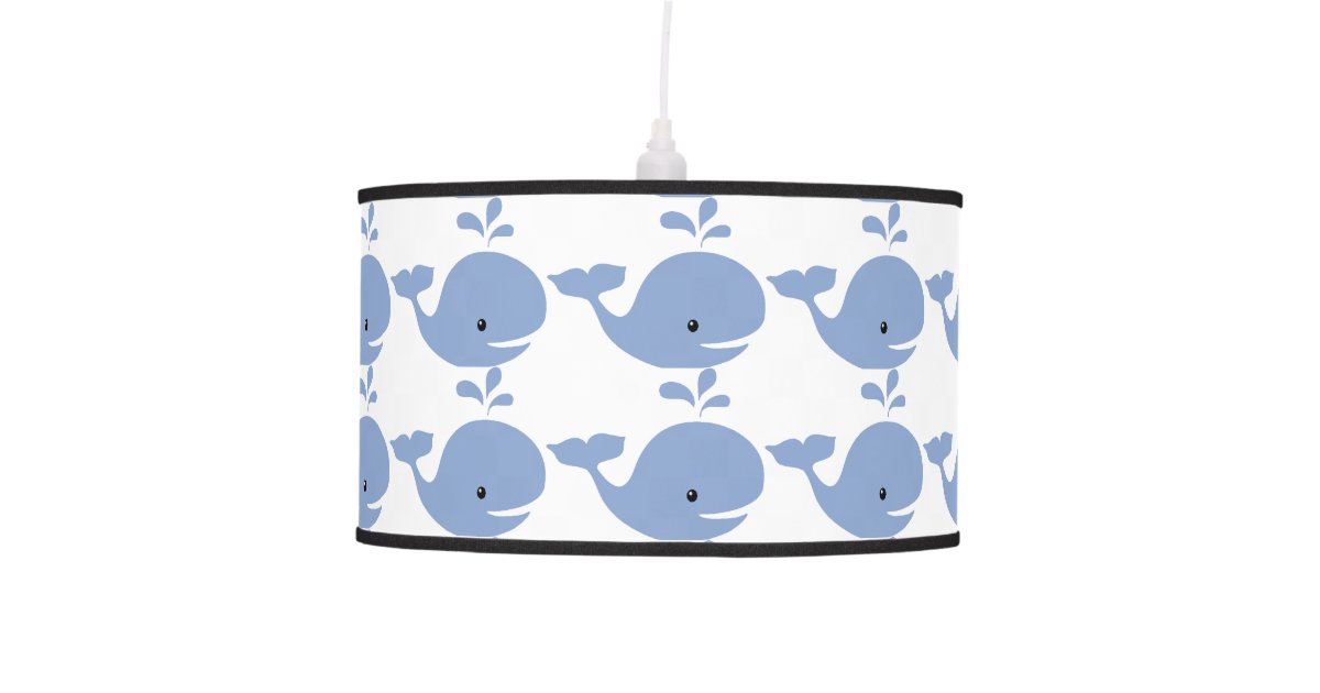 Baby Whale Nursery Ceiling Lamp Zazzle Com