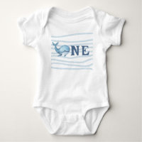 Baby Whale One 1st Birthday Under The Sea