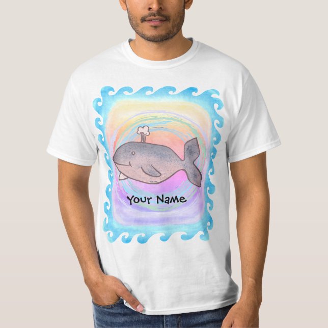Baby Whale  t-shirt (Front)