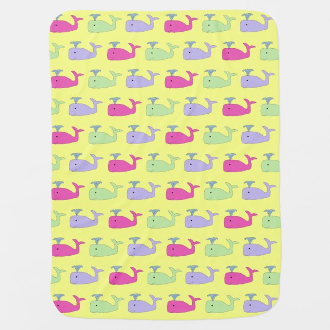 Baby Whales blanket (Front)