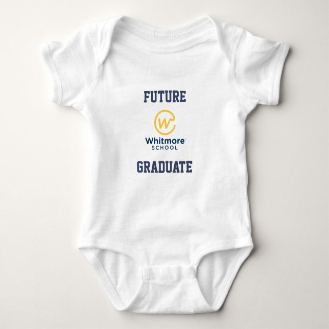 Baby Whitmore School One Piece Bodysuit (Front)