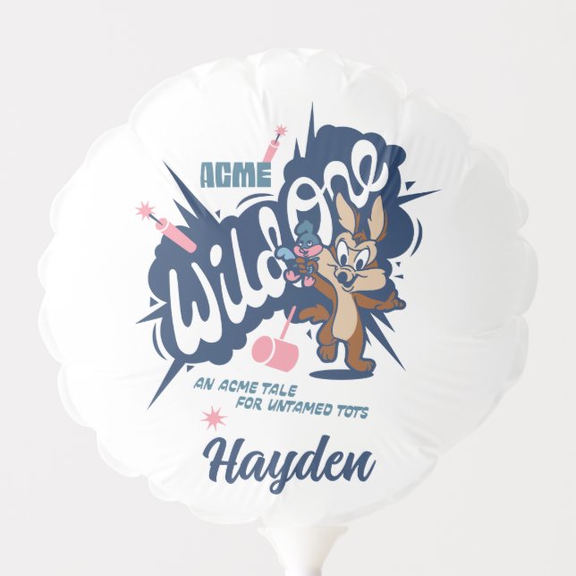 Baby WILE E. COYOTE™ - Wild One Balloon (Front)