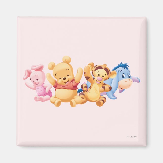 Baby Winnie the Pooh & Friends Magnet (Front)