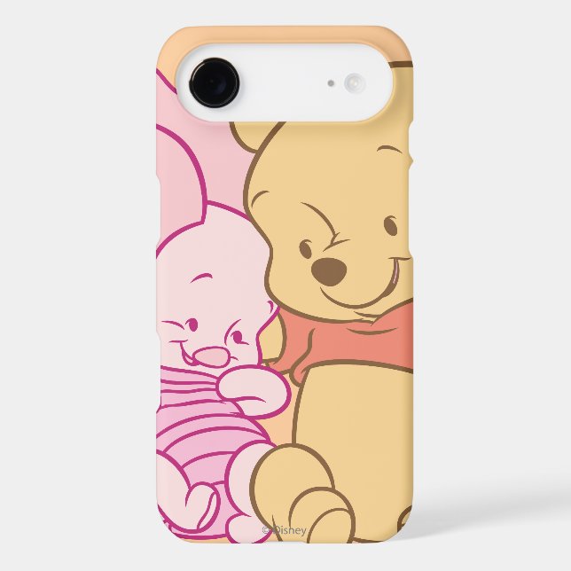 Baby Winnie the Pooh & Piglet Hugging Case-Mate iPhone Case (Back)