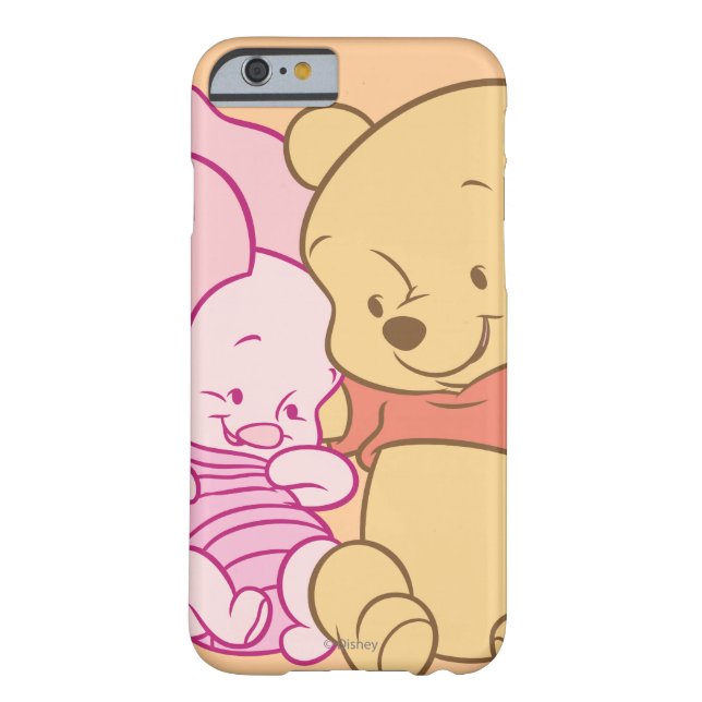 Baby Winnie the Pooh & Piglet Hugging Case-Mate iPhone Case (Back)