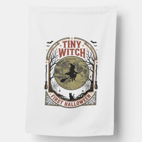 Baby Witch Halloween Shirt for First Spooky Season House Flag