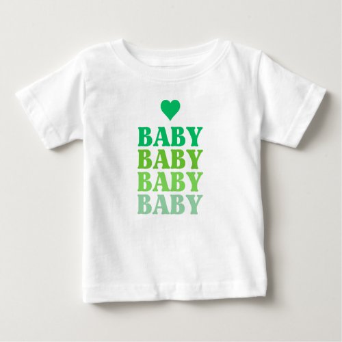 Baby with a Heart Baby T_Shirt