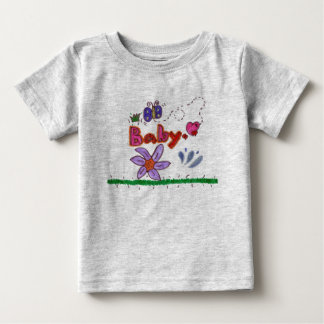 Baby with Butterfly T-Shirt