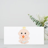 Baby with pacifier cartoon (Standing Front)