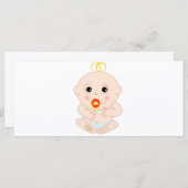 Baby with pacifier cartoon (Front/Back)