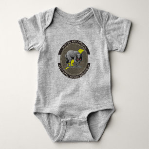 Baby Wolf Morale Onsie Baby Bodysuit