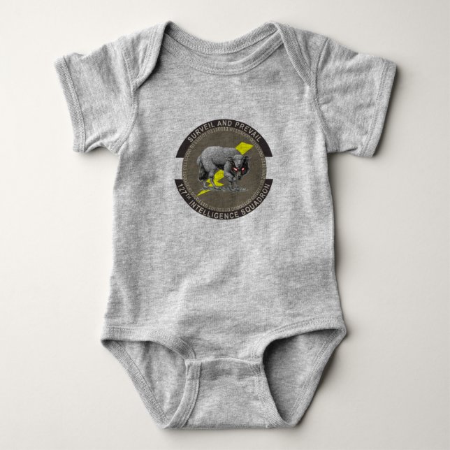 Baby Wolf Morale Onsie Bodysuit (Front)