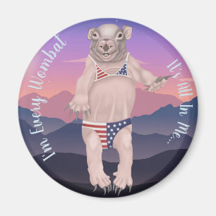 Baby Wombat Magnet