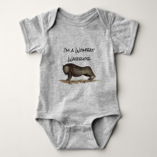 Baby Wombat Warrior T-Shirt Bodysuit