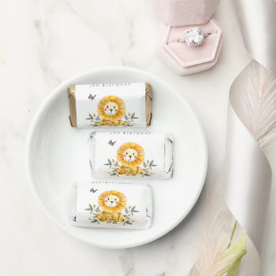 Baby Woodland Baby Lion Foliage Any Age Birthday Hershey's Miniatures