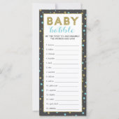 Baby Word Scramble Game, Gold Safari, 25 Pack (Front)