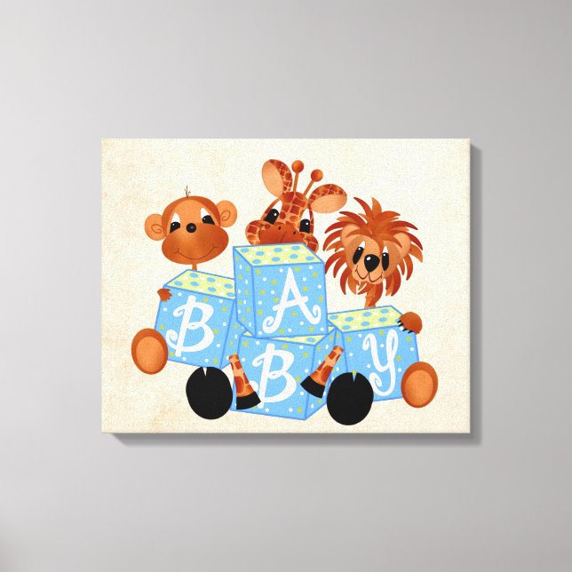 Baby Wrapped Canvas Print (Front)